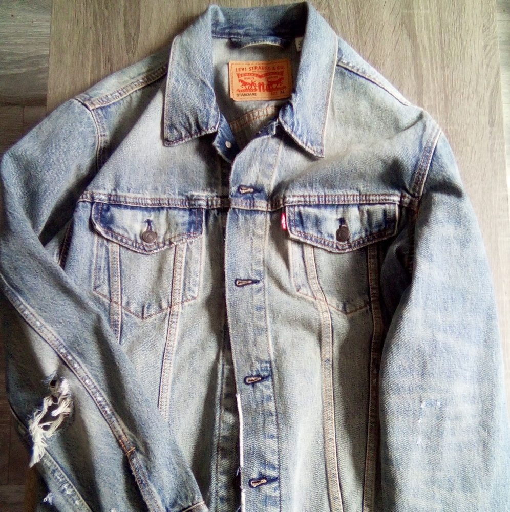 Levis XL Blue Jean Jacket